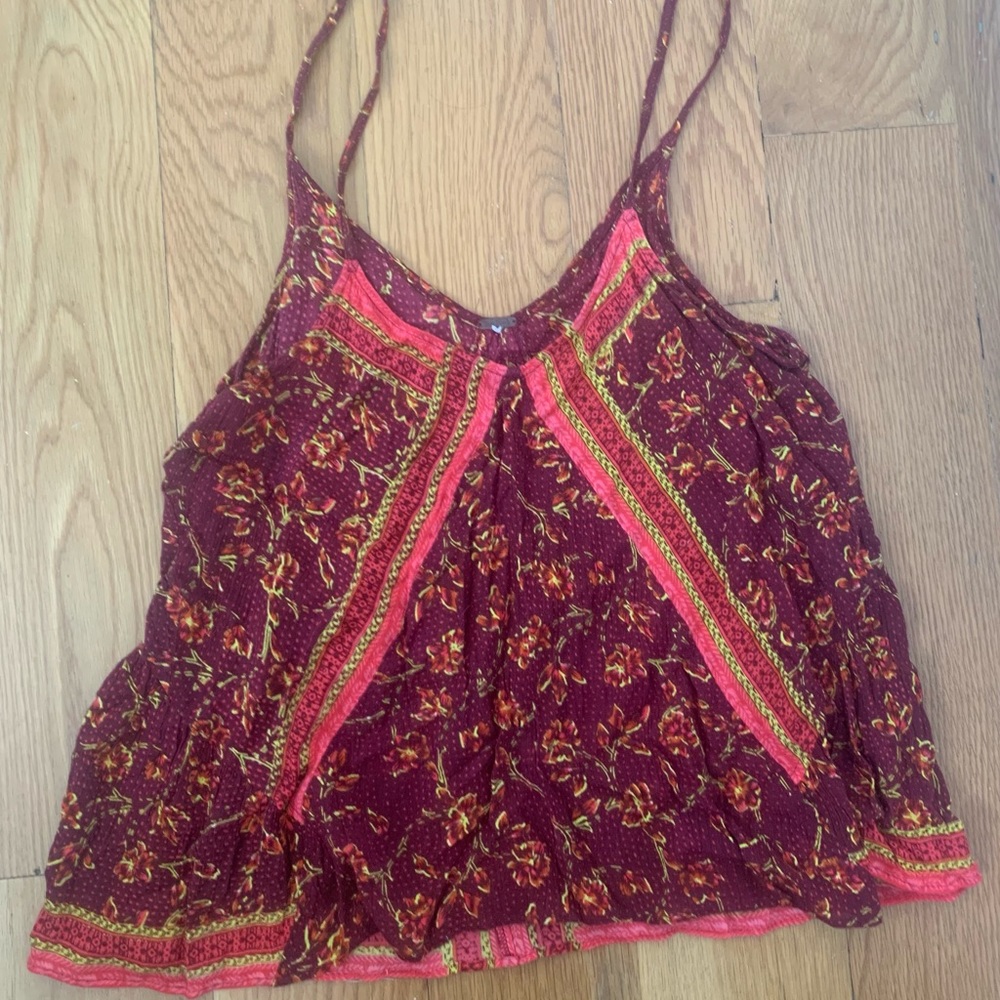 Free People Red Tank
